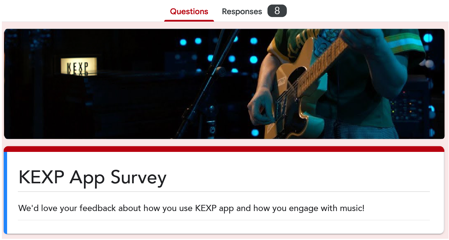 KEXP pilot researchv